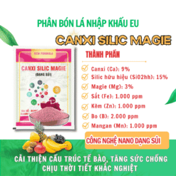 CANXI SILIC MAGIE( DẠNG SỦI)
