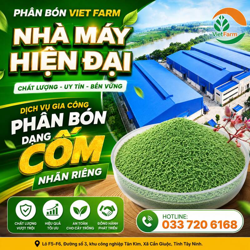 Phân Bón Dạng Cốm Là Gì? Xu Hướng Mới & Dịch Vụ Gia Công Nhãn Riêng Giá Nhà Máy 5 gia cong phan bon dang com