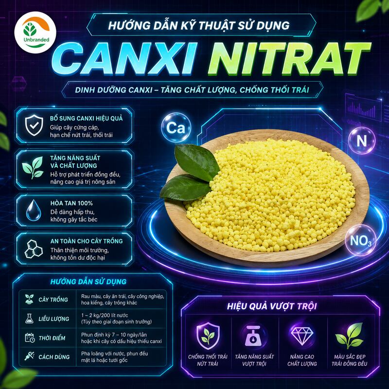 huong dan su dung canxi nitrat